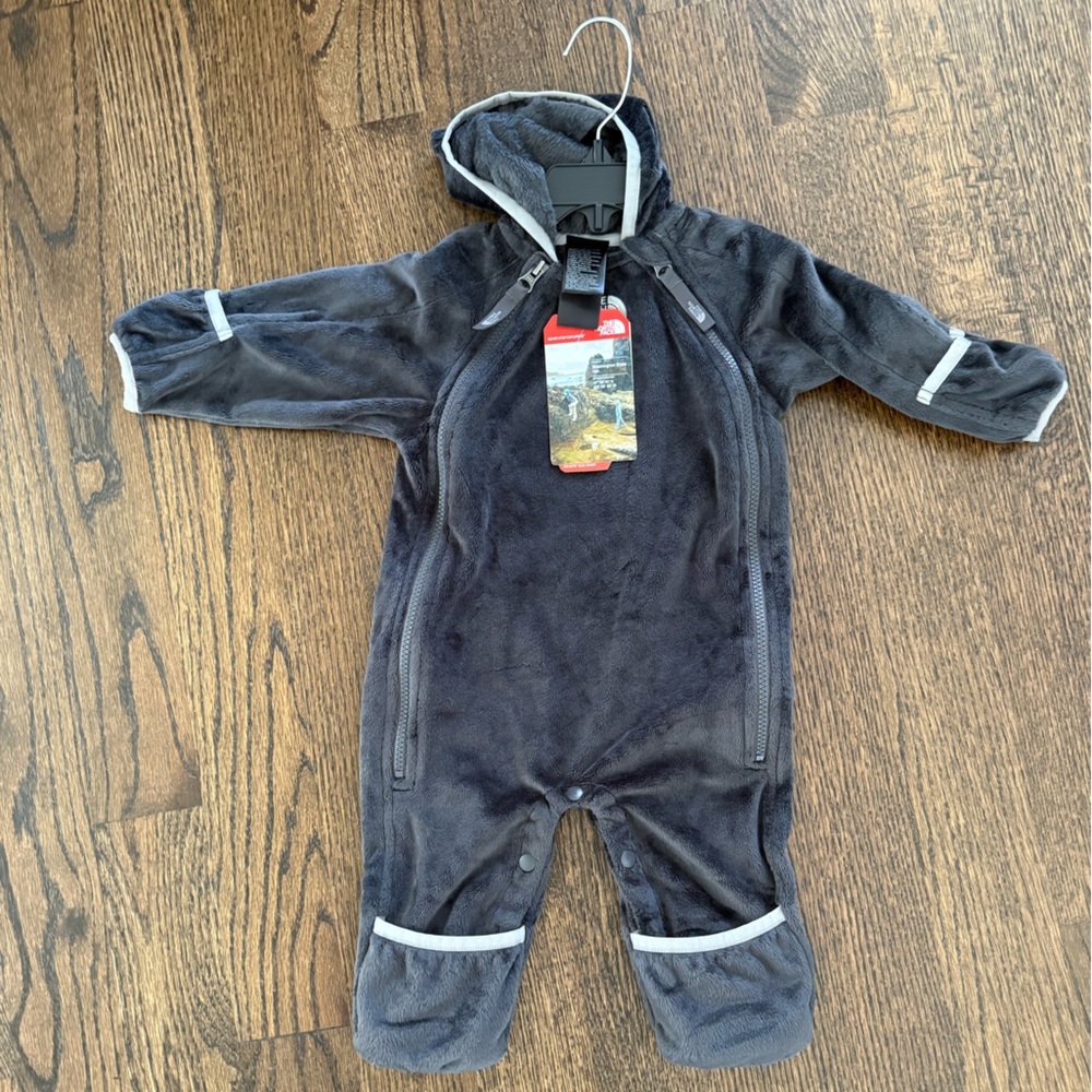 The North Face Charcoal Gray Kids One Piece